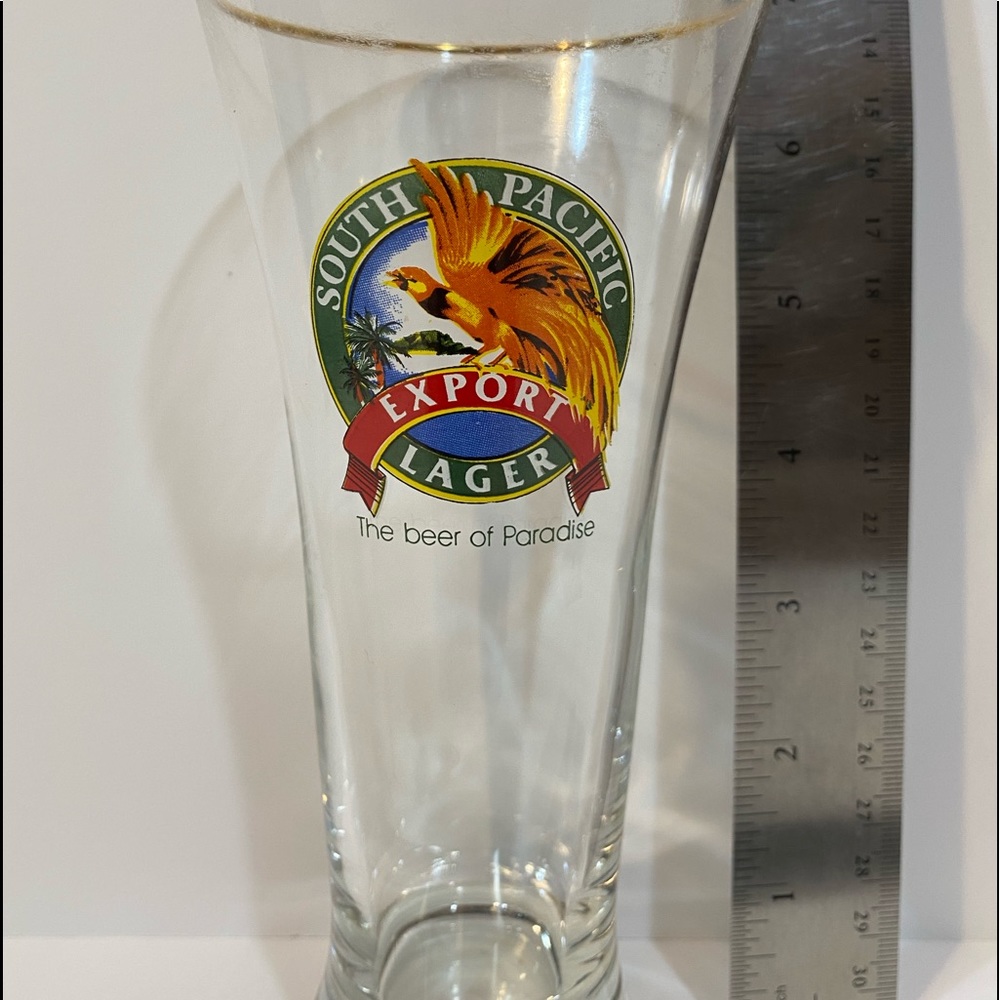 South Pacific Export Lager Glass